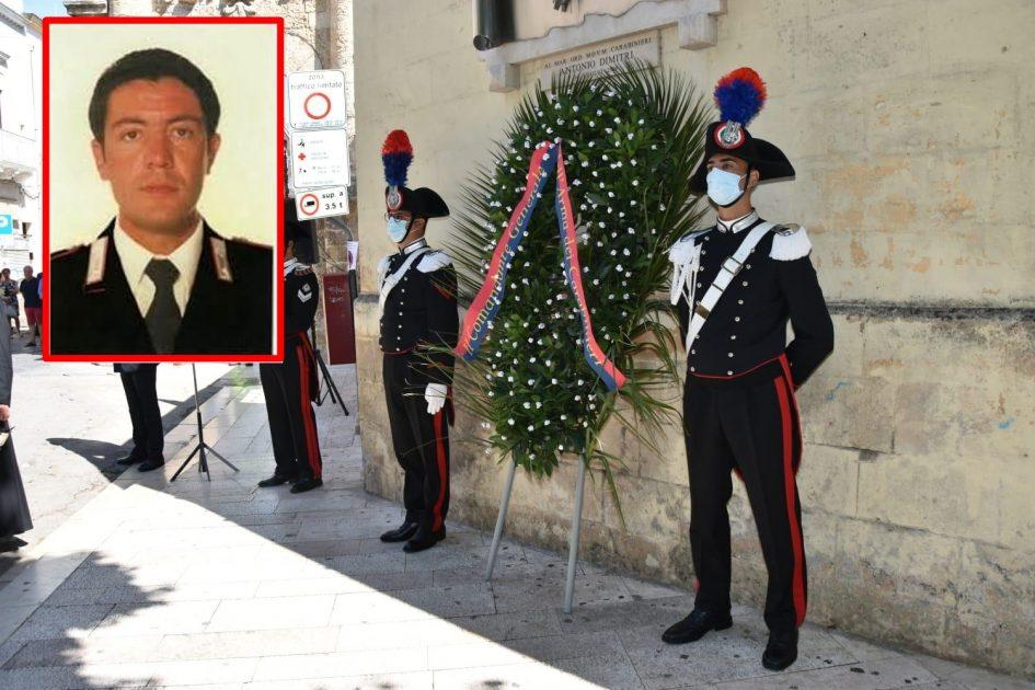 Francavilla Fontana, 14 luglio 2021: Cerimonia di commemorazione del Maresciallo Ordinario M.O.V.M. Antonio DIMITRI.