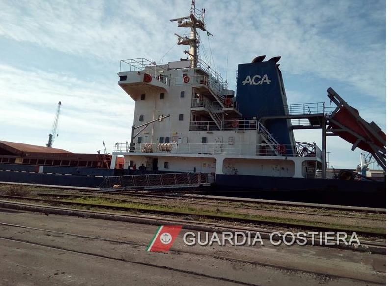 Guardia Costiera: Taranto – nave sottoposta a fermo