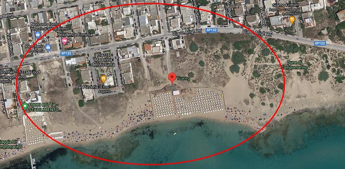 Ordigno bellico a Campomarino di Maruggio. Il piano di evacuazione. Sgombero della zona per martedì 13 luglio 2021
