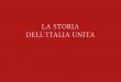 “La Storia dell’Italia Unita” di Enrico Fagnano