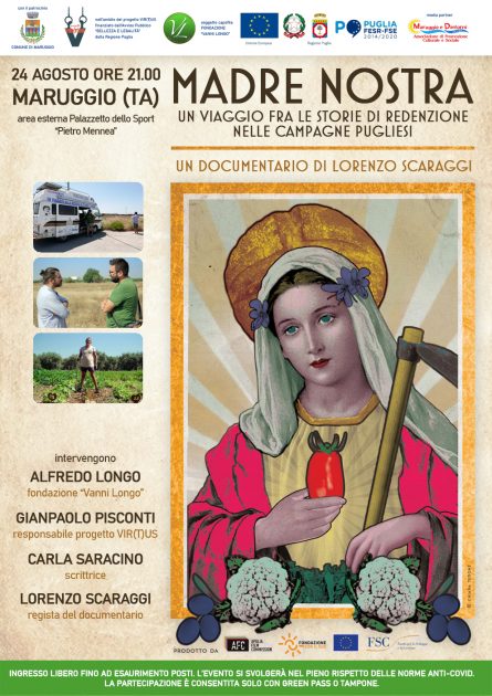 Proiezione documentario Madre Nostra, il 24 agosto a Maruggio
