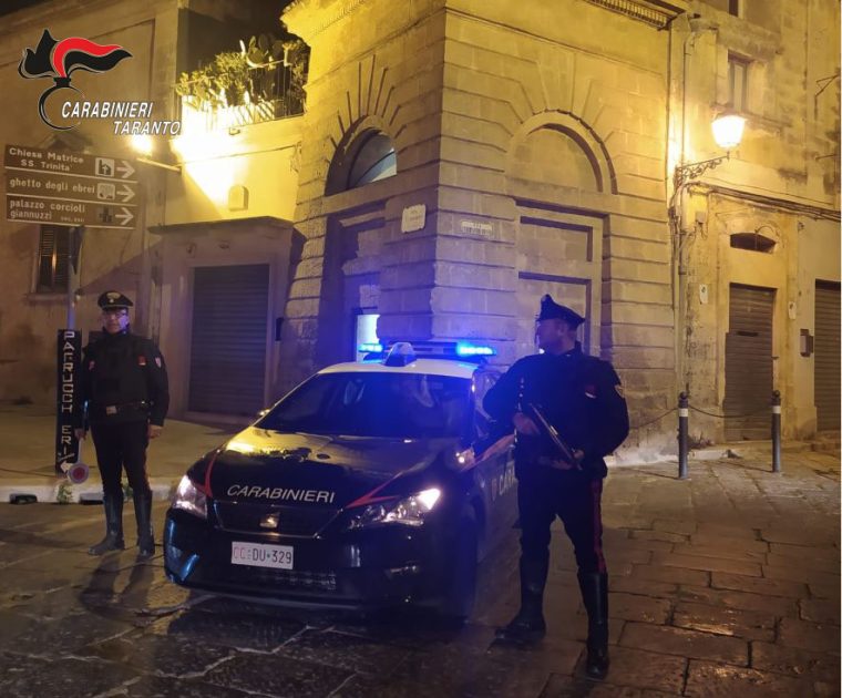 Taranto e provincia- Controllo straordinario del territorio. Due arresti e 16 denuncie