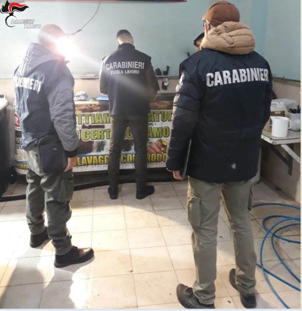 Taranto: Emergenza Covid-19 e Sicurezza ambienti di Lavoro. Controlli congiunti dei Carabinieri del Comando Provinciale e del Nucleo Ispettorato Lavoro di Taranto