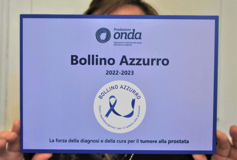 Tumore alla prostata: Fondazione Onda premia il Santissima Annunziata e il San Pio di Castellaneta con il Bollino Azzurro