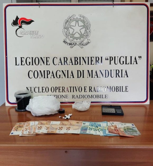 Avetrana: I carabinieri arrestano un 42enne per spaccio di stupefacenti