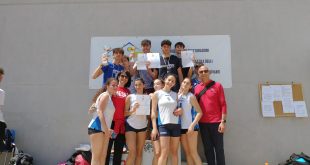 Allievi e juniores maschili del Liceo De Danctis Galilei campioni provinciali di beach volley
