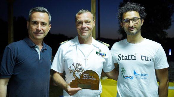 Premio “ambiente e legalità 2022” di Legambiente Puglia", premiata la Capitaneria di porto – Guardia costiera di Taranto