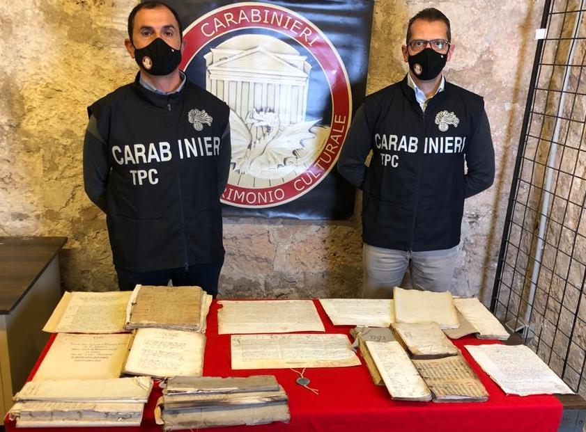 Bari: I Carabinieri del Nucleo Tutela Patrimonio Culturale di Bari presentano i risultati dell’attività operativa, relativa all’anno 2021