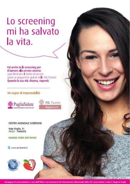 Tumore del collo dell’utero: a Taranto continua il programma di screening per le donne dai 25 ai 64 anni.