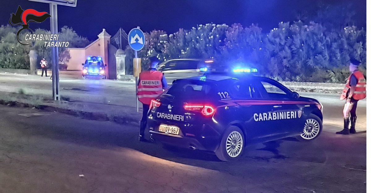 Controlli dei Carabinieri nella settimana di Ferragosto: 7 arresti, 29 persone denunciate in s.l. 107 esercizi pubblici controllati e 41 soggetti segnalati quali assuntori di stupefacenti.