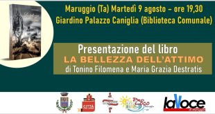 “Blu Summer – Maruggio Estate 2022” con “La bellezza dell’attimo” di Maria Grazia Destratis e Tonino Filomena
