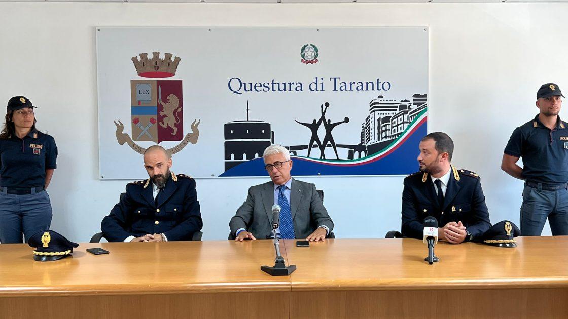 Il Questore di Taranto presenta i nuovi Dirigenti della Polizia di Stato della Questura di Taranto