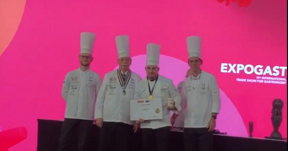 Eccellenze nostrane - Al maruggese Giuseppe Guida la Medaglia d'Oro al Culinary World Cup 2022 in Lussemburgo