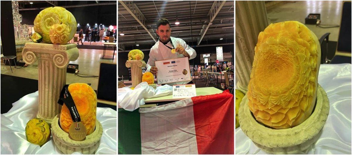 Giuseppe Guida pluricampione mondiale al Culinary World Cup 2022 in Lussemburgo. Conquistata la seconda medaglia d'oro