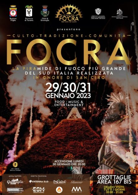 San Ciro. La più grande Piramide di fuoco del sud Italia è pronta a Grottaglie