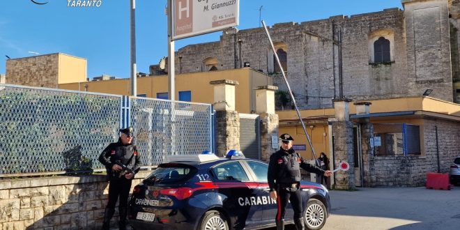 I Carabinieri della Stazione di Lizzano hanno arrestato un 35enne del luogo, presunto responsabile di evasione dagli arresti domiciliari.