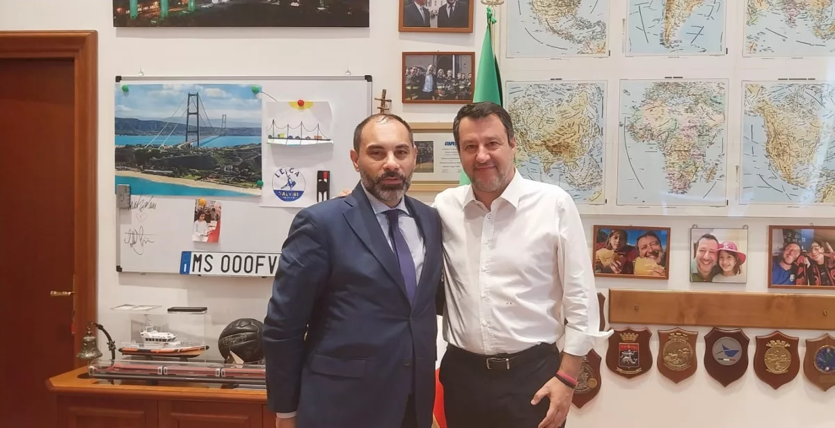 INCONTRO CON IL MINISTRO SALVINI INCONTRO CON IL MINISTRO SALVINI
